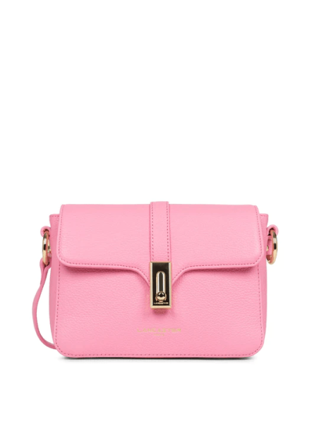 Lancaster 547-40 - CUIR DE VACHETTE - ROSE lancaster foulonné milano sac rabat carré s Sac porté travers