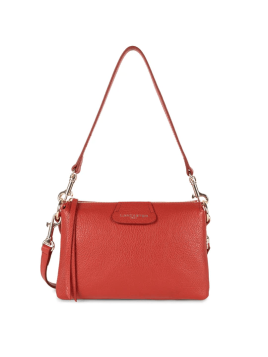 Lancaster 529-73 - CUIR DE VACHETTE - ROUG dune trotteur multipoches Sac porté travers