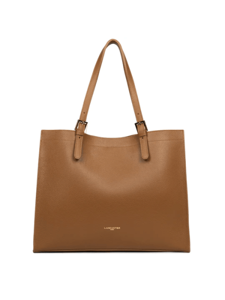 Lancaster 470-30 - CUIR DE VACHETTE - CAME Foulonné double - Sac shopping sac-a-main-shopping-toile-ou-cuir