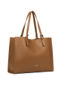 Lancaster 470-30 - CUIR DE VACHETTE - CAME Foulonné double - Sac shopping sac-a-main-shopping-toile-ou-cuir