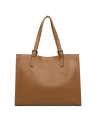 Lancaster 470-30 - CUIR DE VACHETTE - CAME Foulonné double - Sac shopping sac-a-main-shopping-toile-ou-cuir