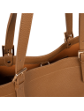 Lancaster 470-30 - CUIR DE VACHETTE - CAME Foulonné double - Sac shopping sac-a-main-shopping-toile-ou-cuir