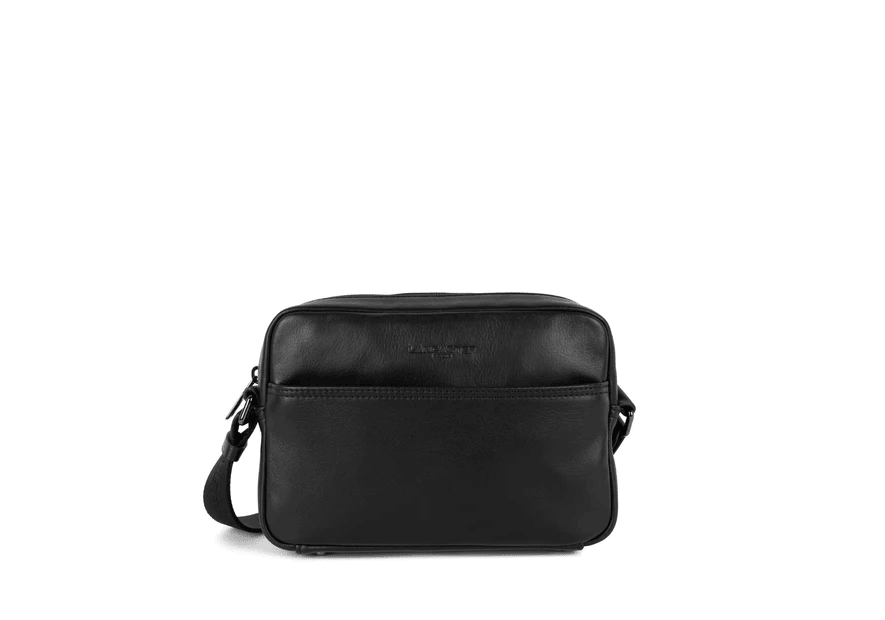 Lancaster 320-33 - CUIR DE VACHETTE - NOIR lancaster soft vintage sacoche homme Sacs bandoulière/Sacoches