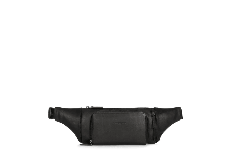Lancaster 320-11 - CUIR DE VACHETTE - NOIR sacoche holster soft vintage Sacs banane / Sacs bandoulière