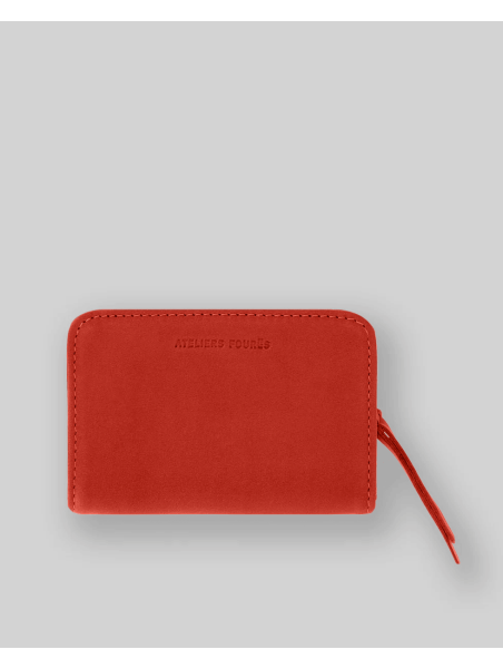 Les Ateliers Foures B23 porte monnaie et billet zip dos à dos mixte pmpb