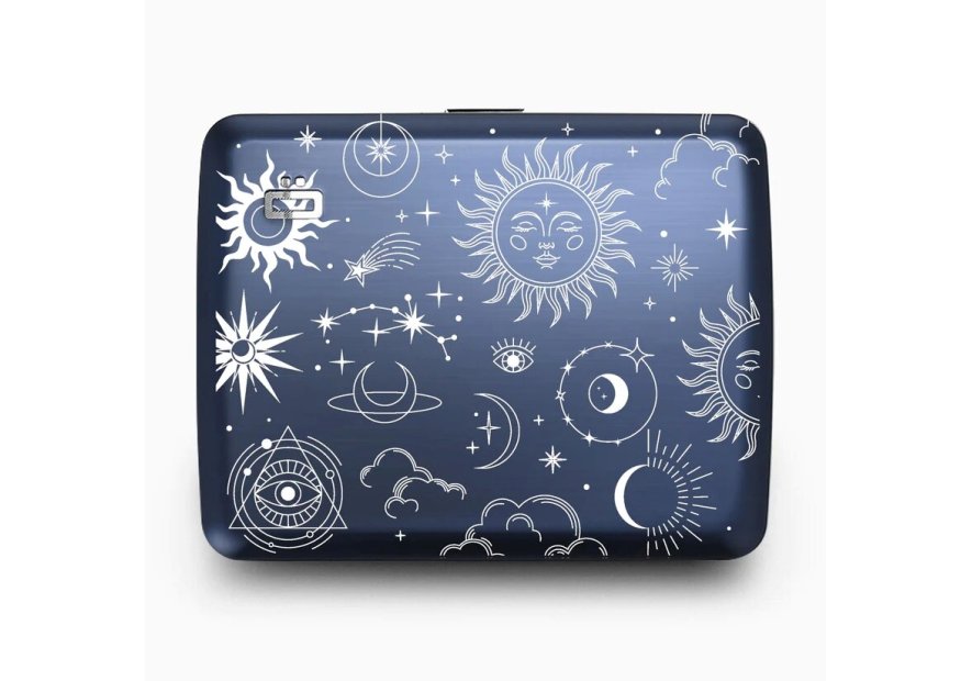 Ögon Design V2 LARGE - ALUMINIUM - ASTRAL. ögon design big stocklom v2 porte cartes Porte-cartes