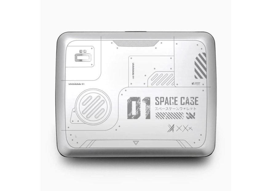 Ögon Design V2 LARGE - ALUMINIUM - SPACE CAS ögon design big stocklom v2 porte cartes Porte-cartes