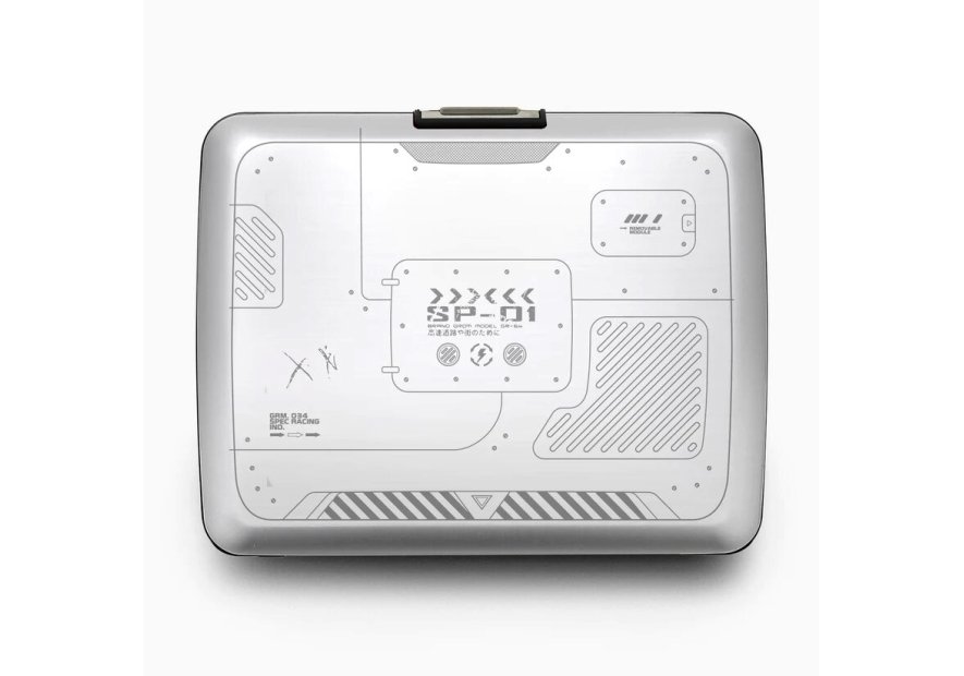 Ögon Design V2 LARGE - ALUMINIUM - SPACE CAS ögon design big stocklom v2 porte cartes Porte-cartes