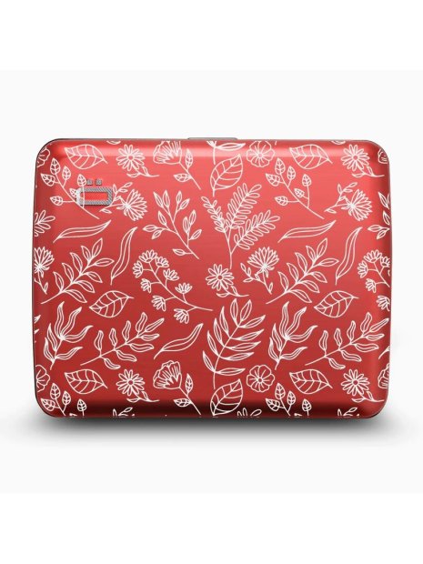 Ögon Design SV2 OSLO - ALU - FLORAL porte carte aluminium protection ffid s pcartes-credit