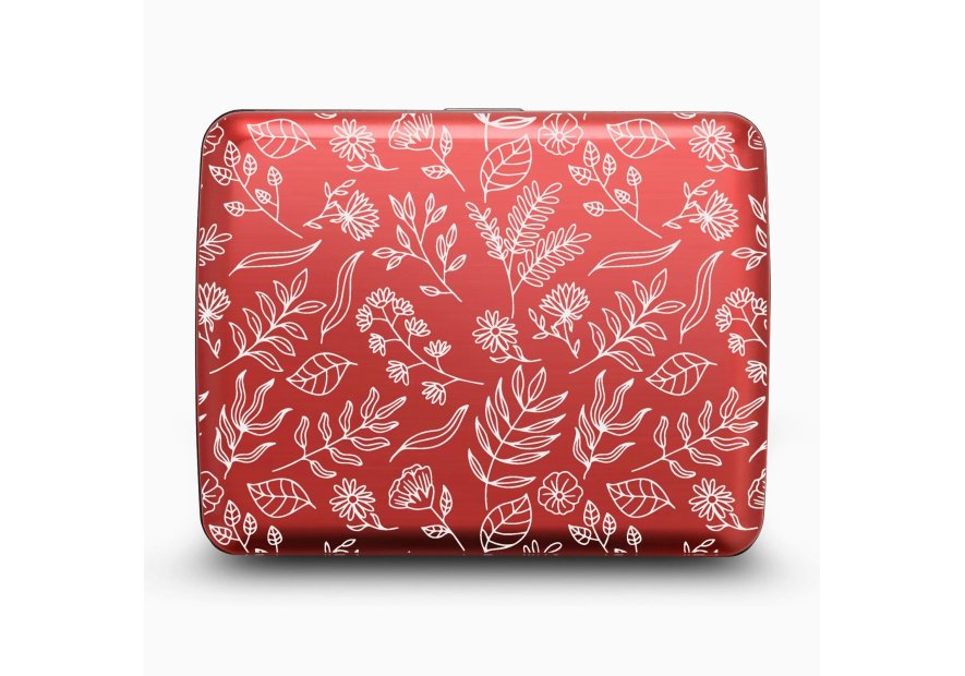 Ögon Design STOCKHOLM V2.0 - ALU - FLORAL ögon v2.0 porte cartes m metal Porte-cartes