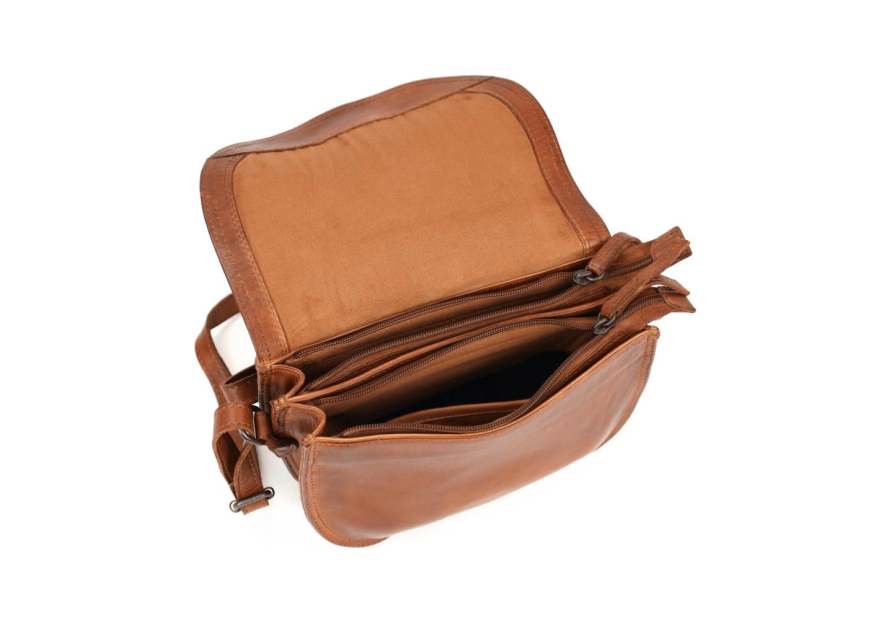 Bear Design CL41770 - CUIR DE VACHETTE - COG bear- classic- sac rabat porté travers Sac business