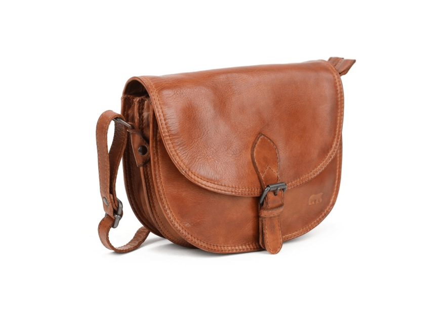 Bear Design CL41770 - CUIR DE VACHETTE - COG bear- classic- sac rabat porté travers Sac business