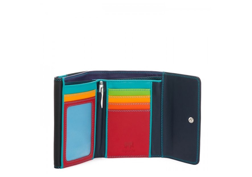 mywalit 250 - CUIR DE VEAU - BLACK/PACE  porte-monnaie/portefeuille à double rabat Portefeuilles