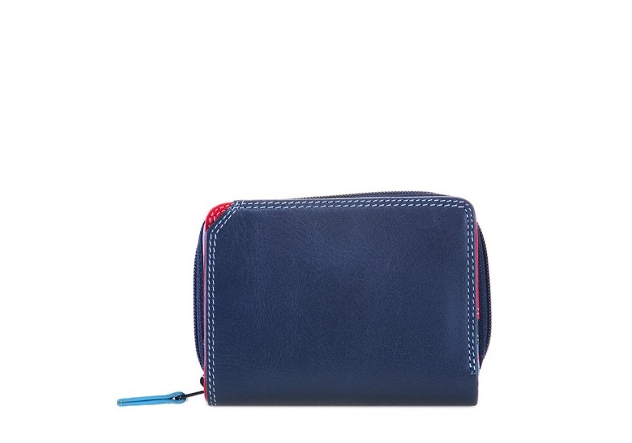 mywalit 226 - CUIR DE VEAU - ROYAL - 127 portefeuille zippé petit format Portefeuilles