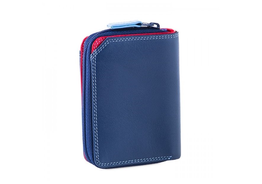 mywalit 226 - CUIR DE VEAU - ROYAL - 127 portefeuille zippé petit format Portefeuilles