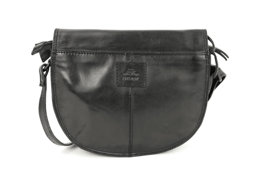 Bear Design CL41770 - CUIR DE VACHETTE - NOI bear- classic- sac rabat porté travers Sac business