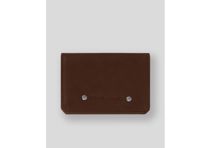 Les Ateliers Foures 9135 porte 4 cartes plié en 2 baroudeur fourès porte cartes