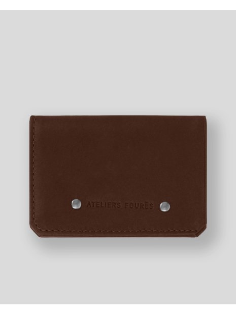 Les Ateliers Foures 9135 porte 4 cartes plié en 2 baroudeur fourès porte-cartes