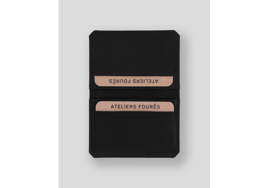 Les Ateliers Foures 9135 porte 4 cartes plié en 2 baroudeur fourès porte cartes