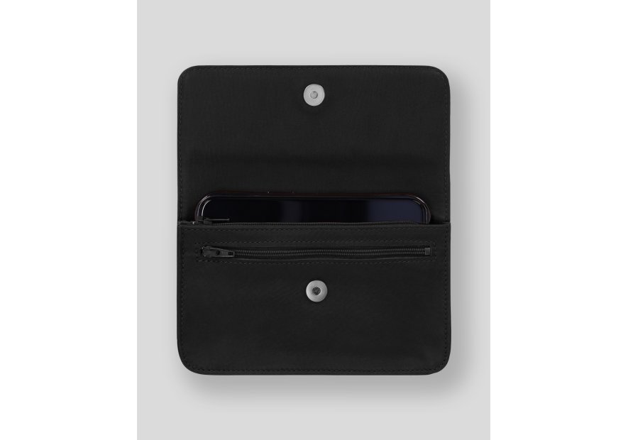 Les Ateliers Foures 999 - CUIR DE VACHETTE - NOIR les ateliers foures baroudeur - pochette ceinture Sacs banane / Sacs bandouliè
