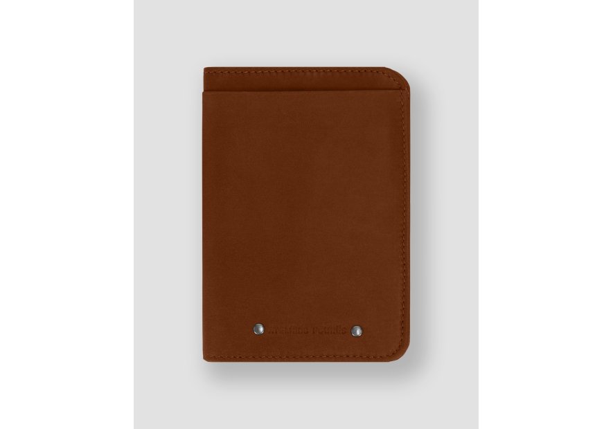 Les Ateliers Foures 9222 - CUIR DE VACHETTE - FAUVE Portefeuille/Porte-cartes Portefeuilles