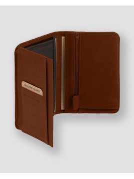 Les Ateliers Foures 9222 - CUIR DE VACHETTE - FAUVE Portefeuille/Porte-cartes Portefeuilles