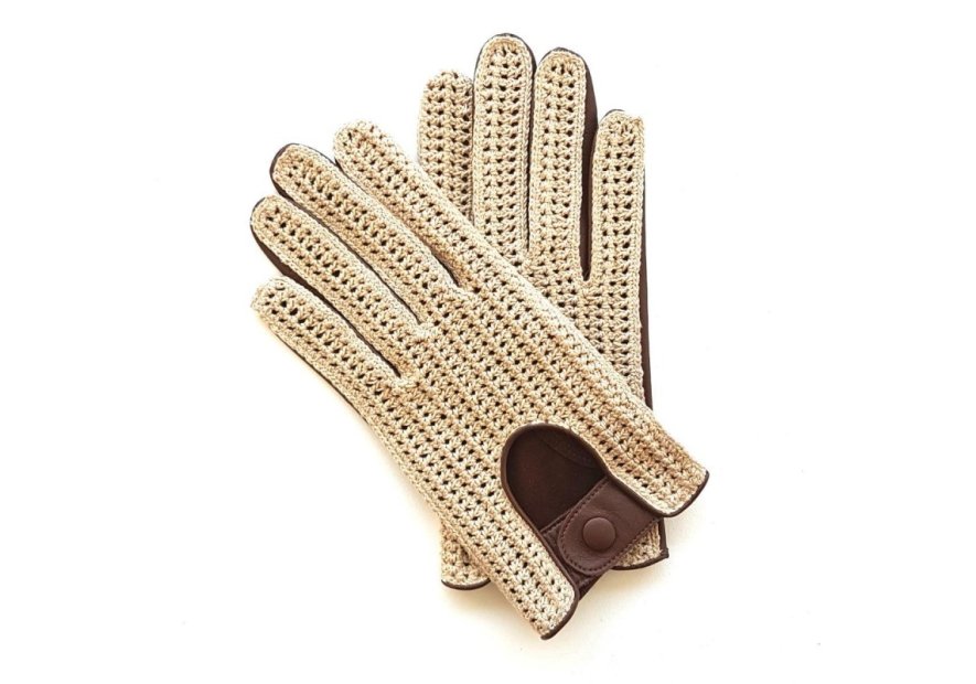 Poujade 703H - CROCH - HAVAN poujade-conduite crochet-gant homme Gants