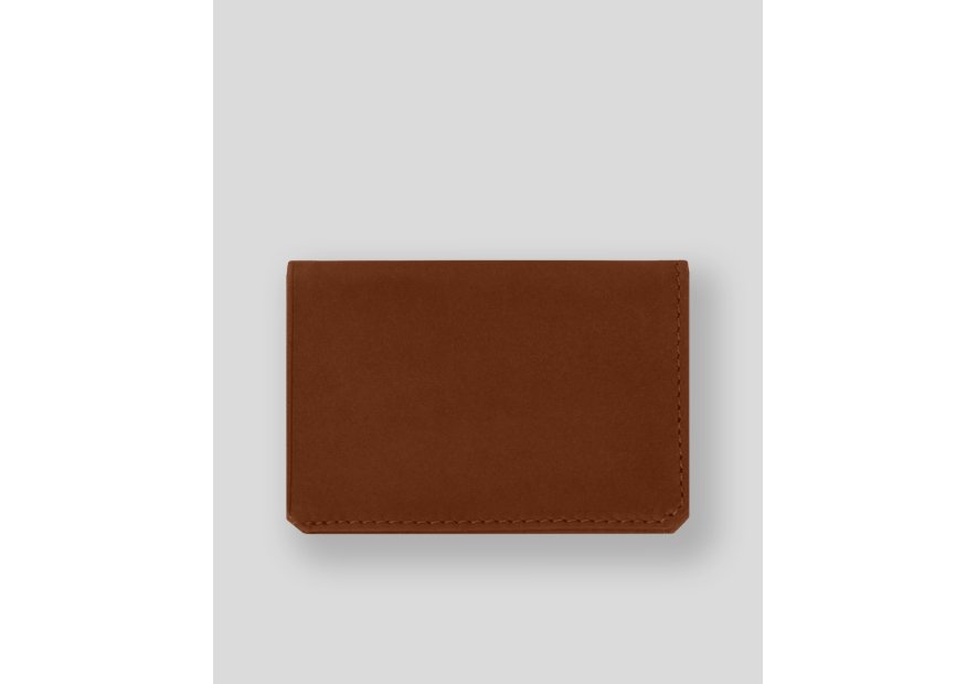 Les Ateliers Foures 9135 - CUIR DE VACHETTE - FAUVE porte 4 cartes plié en 2 baroudeur fourès Porte-cartes
