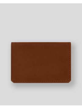 Les Ateliers Foures 9135 - CUIR DE VACHETTE - FAUVE porte 4 cartes plié en 2 baroudeur fourès Porte-cartes