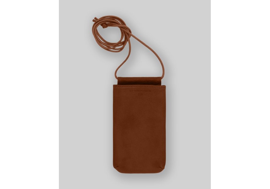 Les Ateliers Foures B97 - CUIR DE VACHETTE - FAUVE Etui iPhone - Baroudeuse Petite maroquinerie
