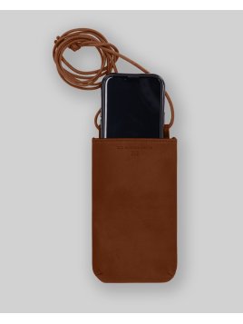 Les Ateliers Foures B97 - CUIR DE VACHETTE - FAUVE Etui iPhone - Baroudeuse etui telephone