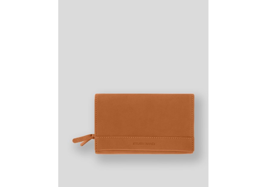 Les Ateliers Foures B61. - CUIR DE VACHETTE - LION les ateliers fourès-baroudeuse-porte monnaie i Porte-monnaie