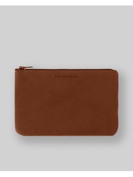 Les Ateliers Foures B40 - CUIR DE VACHETTE - FAUVE les ateliers foures-baroudeuse-porte-papiers-m porte cartes