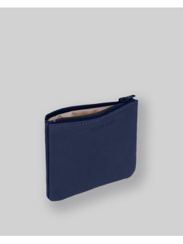 Les Ateliers Foures B39 - CUIR DE VACHETTE - OCÈAN porte monnaie plat zip les atelers fourès Porte-monnaie