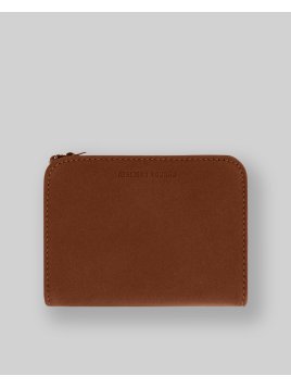 Les Ateliers Foures B34. - CUIR DE VACHETTE - FAUVE les ateliers fourès porte monnaie porte papier Porte-monnaie