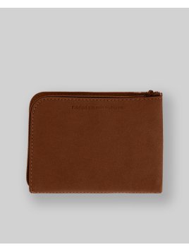 Les Ateliers Foures B34. - CUIR DE VACHETTE - FAUVE les ateliers fourès porte monnaie porte papier Porte-monnaie