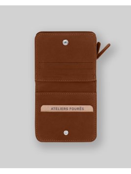 Les Ateliers Foures B29 - CUIR DE VACHETTE - FAUVE les ateliers fourès porte monnaie dos à dos Porte-monnaie