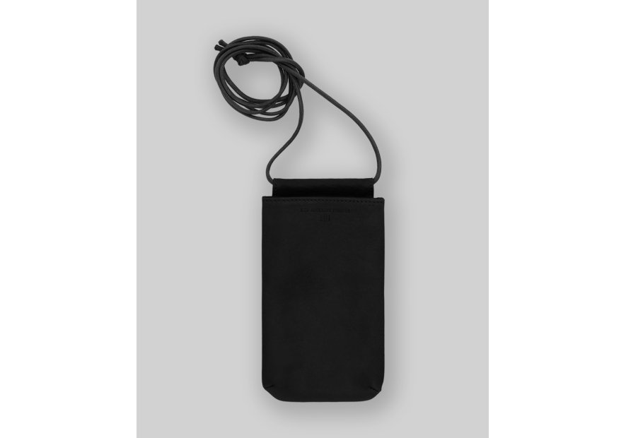 Les Ateliers Foures B97 - CUIR DE VACHETTE - NOIR Etui iPhone - Baroudeuse Petite maroquinerie