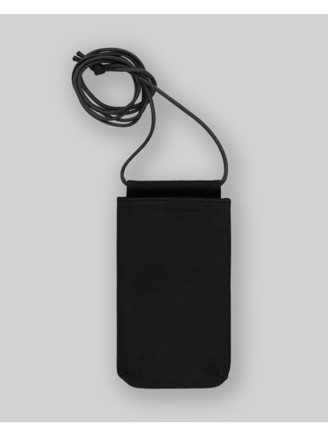 Les Ateliers Foures B97 - CUIR DE VACHETTE - NOIR Etui iPhone - Baroudeuse etui-telephone