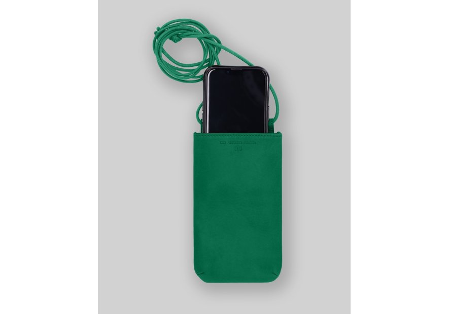 Les Ateliers Foures B97 - CUIR DE VACHETTE - PERROQU Etui iPhone - Baroudeuse Petite maroquinerie