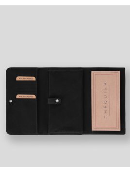 Les Ateliers Foures B84 - CUIR DE VACHETTE - NOIR les ateliers foures - baroudeuse - complet Porte-monnaie