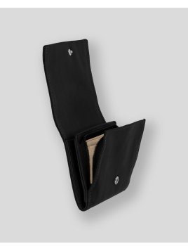 Les Ateliers Foures B51 - CUIR DE VACHETTE - NOIR fourès-baroudeuse-portefeuille zippé Porte-monnaie