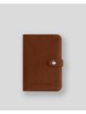 Les Ateliers Foures B52 - CUIR DE VACHETTE - FAUVE portefeuille petit format avec patte pression portefeuille-homme