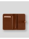 Les Ateliers Foures B52 - CUIR DE VACHETTE - FAUVE portefeuille petit format avec patte pression portefeuille-homme