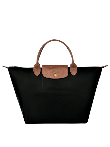 Longchamp 1623089 - NYLON ET CUIR - NOIR sac à main m le pliage original Sac business