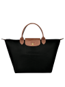 Longchamp 1623089 - NYLON ET CUIR - NOIR sac longchamp pliage porté main m sacs-a-mains