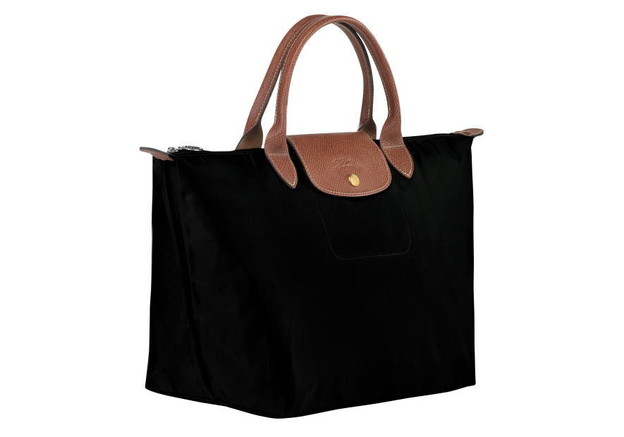Longchamp 1623089 - NYLON ET CUIR - NOIR sac à main m le pliage original Sac business