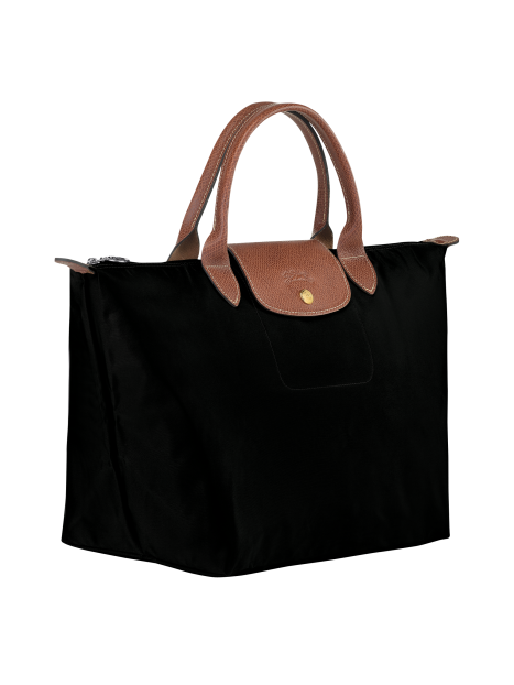 Longchamp 1623089 - NYLON ET CUIR - NOIR sac à main m le pliage original Sac business