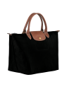 Longchamp 1623089 - NYLON ET CUIR - NOIR sac longchamp pliage porté main m sacs-a-mains