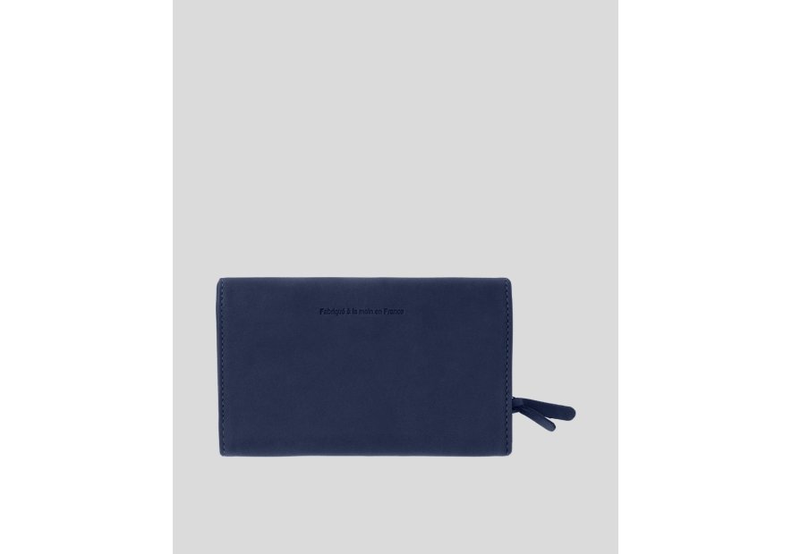 Les Ateliers Foures B61. - CUIR DE VACHETTE - OCÉAN les ateliers fourès-baroudeuse-porte monnaie i Porte-monnaie